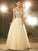Ball Gown V-neck Sleeveless Beading Floor-length Tulle Dresses TPP0002487