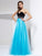 A-Line/Princess Sweetheart Sleeveless Sash/Ribbon/Belt Long Net Dresses TPP0003194