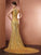 A-Line/Princess V-neck Sleeveless Lace Long Satin Dresses TPP0002808