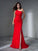 Trumpet/Mermaid One-Shoulder Sleeveless Long Lace Dresses TPP0002833