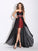 A-Line/Princess Sweetheart Sequin Sleeveless High Low Chiffon Dresses TPP0002944