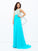 A-line/Princess Scoop Beading Sleeveless Long Chiffon Dresses TPP0003077
