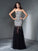 Sheath/Column Strapless Sequin Sleeveless Long Satin Dresses TPP0002738