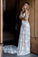 Princess A-Line Spaghetti Straps Sleeveless Ivory Backless Lace Appliques Wedding Dresses